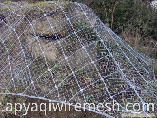 Rockfall Barrier Mesh SNS Flexible Slope security Protection System rockfall netting